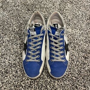 Men’s Golden Goose Sneakers Blue/White Men’s Size 9/EU 42